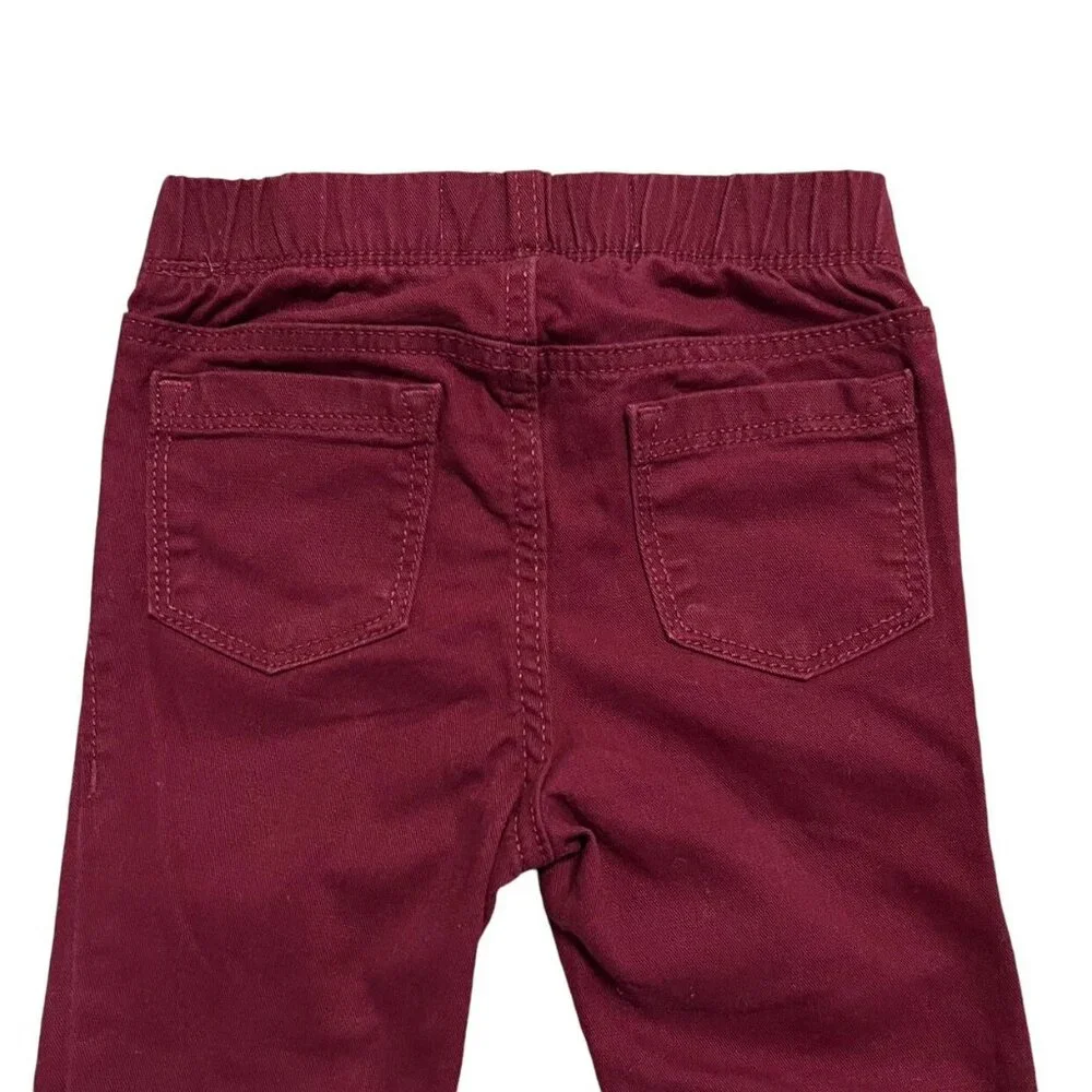 Old Navy 3T Maroon Jeggings Jeans